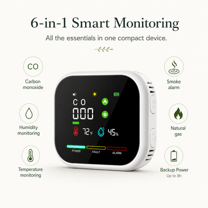 Grevora™ 6-in-1 Smart Home Guardian